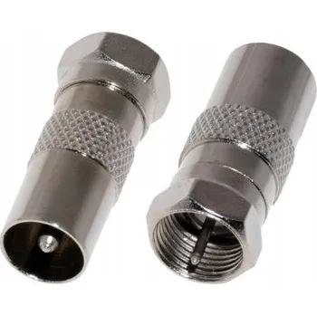 Redukce F konektor - anténní TV zástrčka Libox LB0201