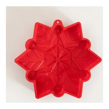Vánoce Silikonová forma | ARDE | ve tvaru sněhové vločky | 27x20 cm | 762048
