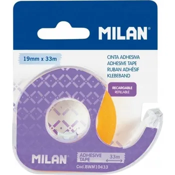 Lepicí páska Samolepicí páska s dávkovačem 19 mm x 33 m milan