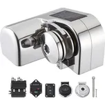 Horizontální rybářský naviják VEVOR, 12V DC 600W, kotevní systém pro naviják vhodný pro řetěz 6,35 mm nebo nylonové lano 14,3 a 15,9 mm, maximální tah 260 kg, konstrukce z nerezové oceli 316, pro lodě 7-9 m