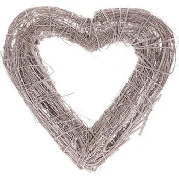 Nákupní košík Srdce proutěné.