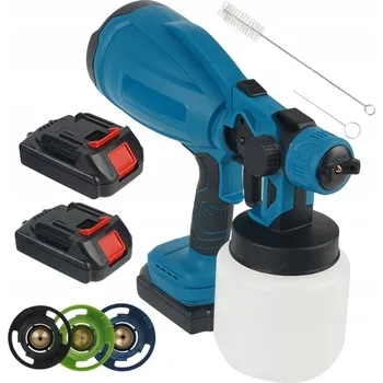Stříkací pistole Elektrická stříkací pistole na malování zdí, 3 trysky, 800 ml, 250 W