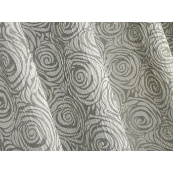 Látka na závěsy se zlatou nitkou a motivem růží ~ MORGAN 2,90 m