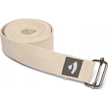 podložka na cvičení Popruh na jógu Bodhi Asana belt 2,5 m - ecru 100% přírodní bavlna