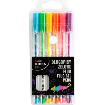 Gelové propisky Kidea Fluo 6 barev