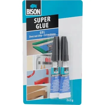 Průmyslové lepidlo Tekuté vteřinové lepidlo 2 x 2 g Bison