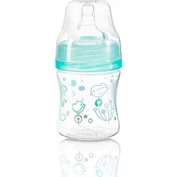 BabyOno antikoliková láhev tyrkysová 120ml