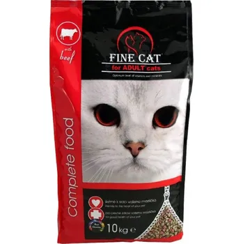 Krmivo pro kočku FINE CAT granule pro kočky s hovězím 10kg