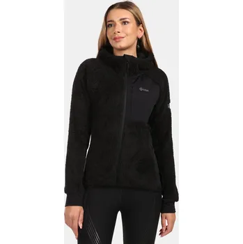 Dámská mikina Dámská fleece mikina KILPI NORKA-W ZL0204KI ČERNÁ 34