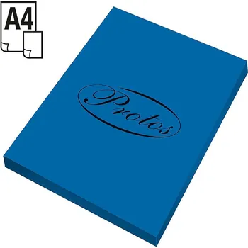 Papír pro tiskárny Barevný papír do kopírky Protos A4 80g Modrý 100 listů