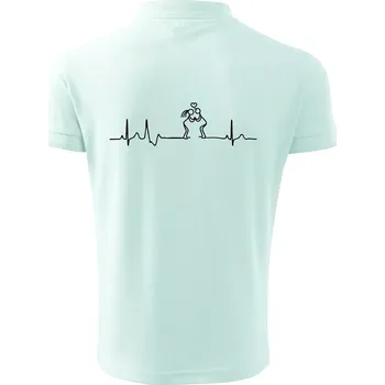 Pánská košile EKG zamilovaný pár - Polokošile pánská Pique Polo 203 - 2XL ( Frost )