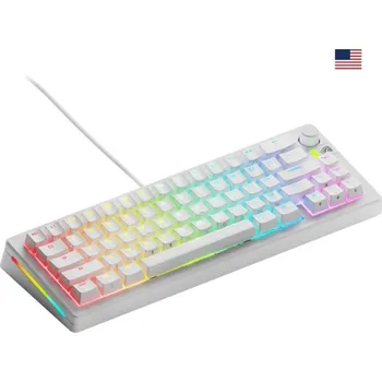 Glorious PC Gaming Race GMMK 3 Předpřipravená USB QWERTY klávesnice US English White NEPLATÍ
