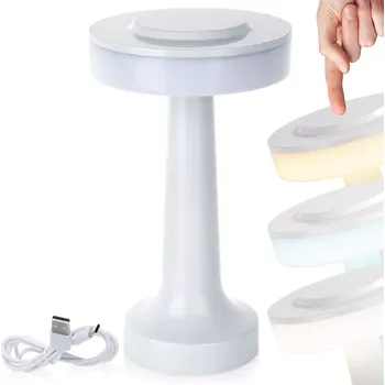 Lampička Bezdrátová LED stolní lampa s dotykovým ovládáním, 3 režimy, 21 cm