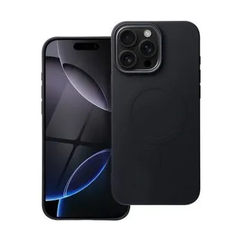 Pouzdro na mobilní telefon Kryt SILICONE MAG COVER (big hole) kompatibilní s MagSafe pro IPHONE 16 Pro Max černý - OEM + zdarma možnost vyzkoušet a vrátit zboží do 30 dní