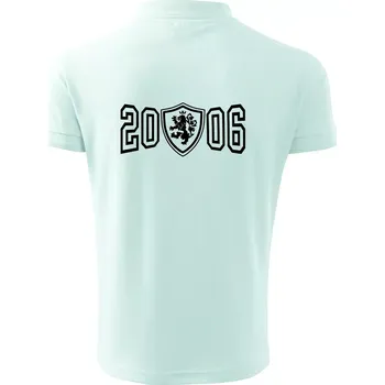 Pánská košile Narozeninový motiv - znak - 2006 - Polokošile pánská Pique Polo 203 - 4XL ( Frost )