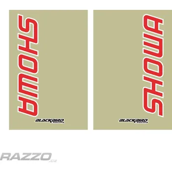 Auto-moto Polep na vidlice BlackBird Upper Fork Decal SHOWA Red