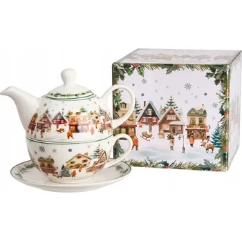 VÁNOČNÍ SADA ŠÁLKU S PODŠÁLKEM + DŽBÁNU DUO VÁNOČNÍ ŠÁLEK