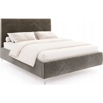 Postel FDM Čalouněná postel NAVARO 120x200 cm s úložným prostorem a roštem TRINITY grafit