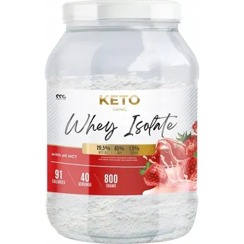 Protein MUSCLE CLINIC KETO WHEY ISOLATE 800G jahoda