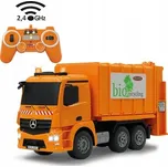 Popelářské auto na dálkové ovládání Jamara oranžové 1:20 pro děti od 6 let