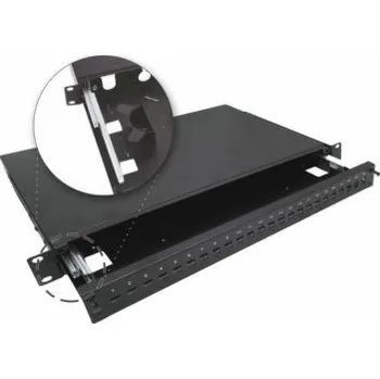 Racková skříň ALANTEC 24XSC Simplex / 24XLC Duplex 19 1U s montážním příslušenstvím (Chokes, Bands) Alantec - Alantec