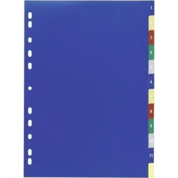 Plastové rozřazovače Durable A4