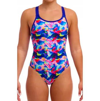 Dámské plavky Plavky Funkita Wet Wave - Eclipse 14 (UK36) L