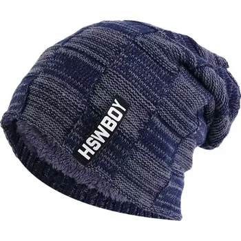 Čepice Cixi HSWBoy chlapecká zateplená zimní čepice Modrá