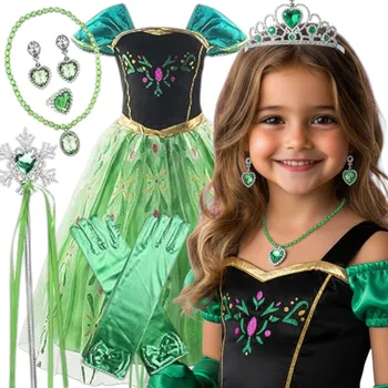 Karnevalový kostým ŠATY PRINCEZNY ANNY - KOSTÝM - 110-116