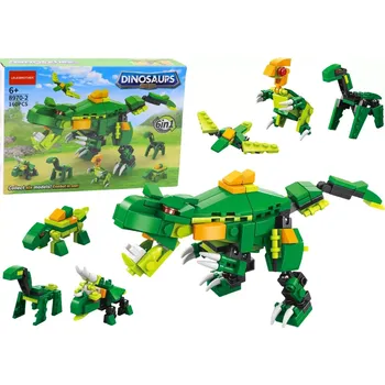 ostatní stavebnice Stavebnice dinosauři 6v1 DIY, 160 dílků