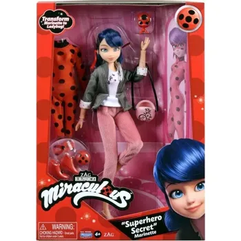 Panenka Miraculous panenka Marinette se superhrdinským kostýmem Berušky