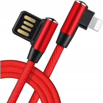 Datový kabel Kabel Libox USB - Apple Lightning 1 m červený