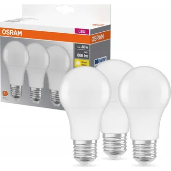 Žárovka OSRAM BASE CLASSIC A 60 FR LED Žárovka s paticí E27