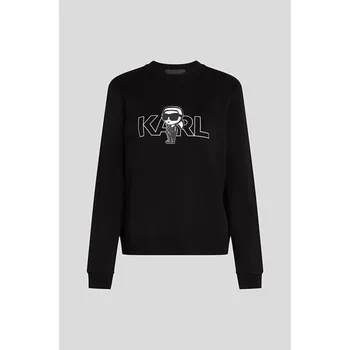 Dámská mikina MIKINA KARL LAGERFELD IKON SEASONAL SWEATSHIRT BLACK