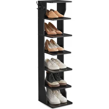 Botník Botník Songmics 26,4 x 110,4 x 30 cm černá