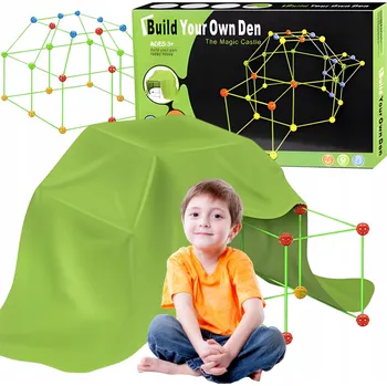 ostatní stavebnice STAVEBNICE PRO STAVĚNÍ ZÁKLADNY XXL SADA PEVNOSTÍ PRO DĚTI STAN 120 DÍLKŮ