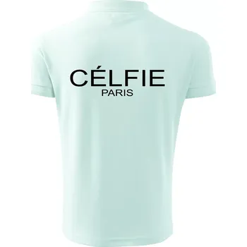 Pánská košile Célfie Paris - Polokošile pánská Pique Polo 203 - 5XL ( Frost )