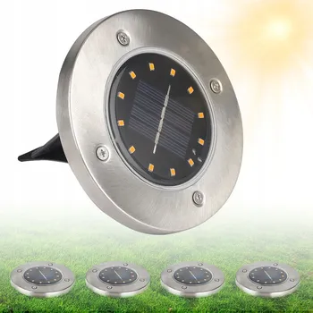 Venkovní osvětlení Solární lampa zapichovací Bedee stříbrná 0 cm 4 ks