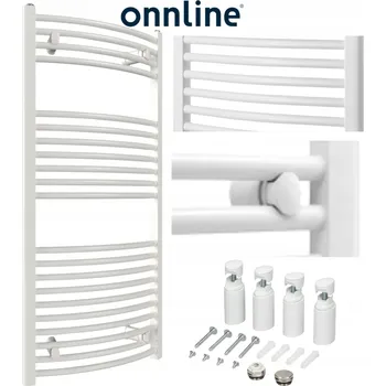 Radiátor Koupelnový radiátor vodní Onnline 469 W 450 x 1200 mm bílý