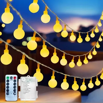 Vánoční dekorace Vánoční světýlka na stromeček, teplá bílá, venkovní, 13 m, 100 LED