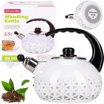 Konvice na čaj Konvice tradiční ocelová smaltovaná Kamille 2,5 l vícebarevná