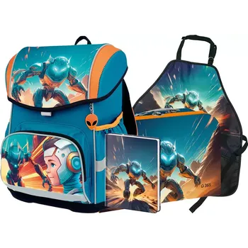 Školní batoh Školní set čtyřdílný Sci-fi III