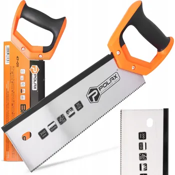 Ruční pilka Zádová pila 300 mm, 11 zubů na palec (TPI), dvoukomponentní rukojeť Polax