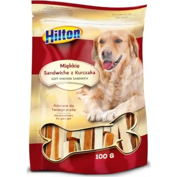 Pamlsek pro psa Hilton Měkké sendviče s kuřecím masem 100g