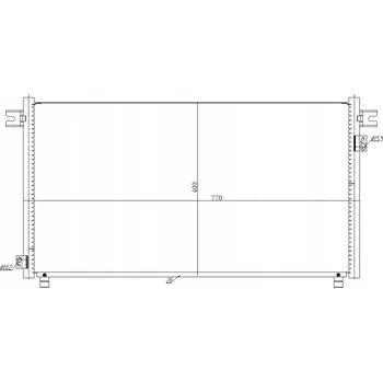 Výparník klimatizace Hart 636 988 Kondenzátor klimatizace (chladič)