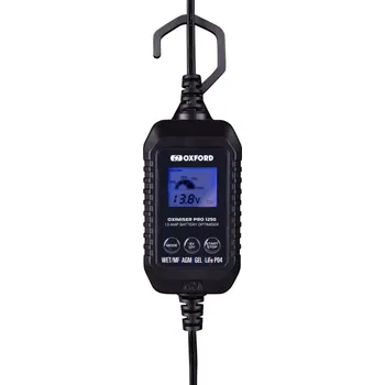Nabíječka autobaterie Nabíječka moto baterií OXFORD Oximiser Pro 1250 (1,3A, 6/12V, 3,5-40Ah), olověné/AGM/GEL/Lithiové