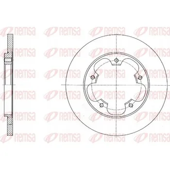 Brzdový kotouč Brzdový kotouč Remsa 61567.00