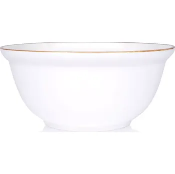 Keramická miska 16 cm, 750 ml s hnědým/zlatým lemem