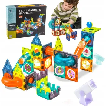 ostatní stavebnice MAGNETICKÉ STAVEBNÍ STAVEBNICE DRÁHA OBROVSKÁ SADA PRO DĚTI