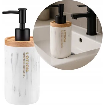 Dávkovač mýdla Ruční dávkovač mýdla na desku Galicja 250 ml bílý